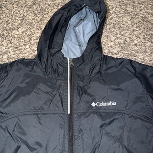 Columbia Black Hooded Jacket Youth